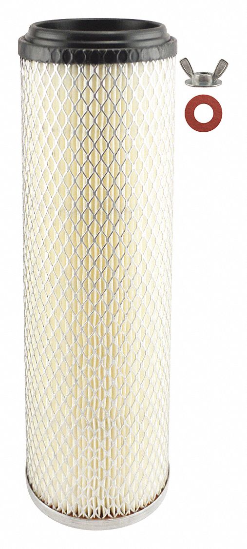 Automotive Air Filter: Round-Oval, Engine, Round, Axial Seal, 7/16 in Inside Dia