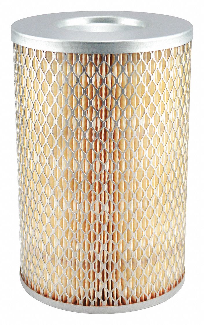 Automotive Air Filter: Round-Oval, Engine, Round, Axial Seal, 8 in Overall Ht