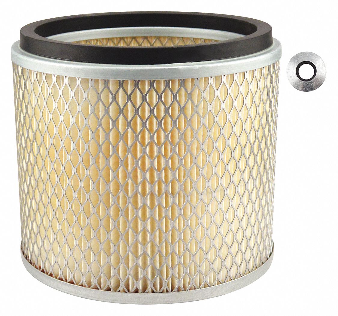 Automotive Air Filter: Round-Oval, Engine, Round, Axial Seal, 5/8 in Inside Dia