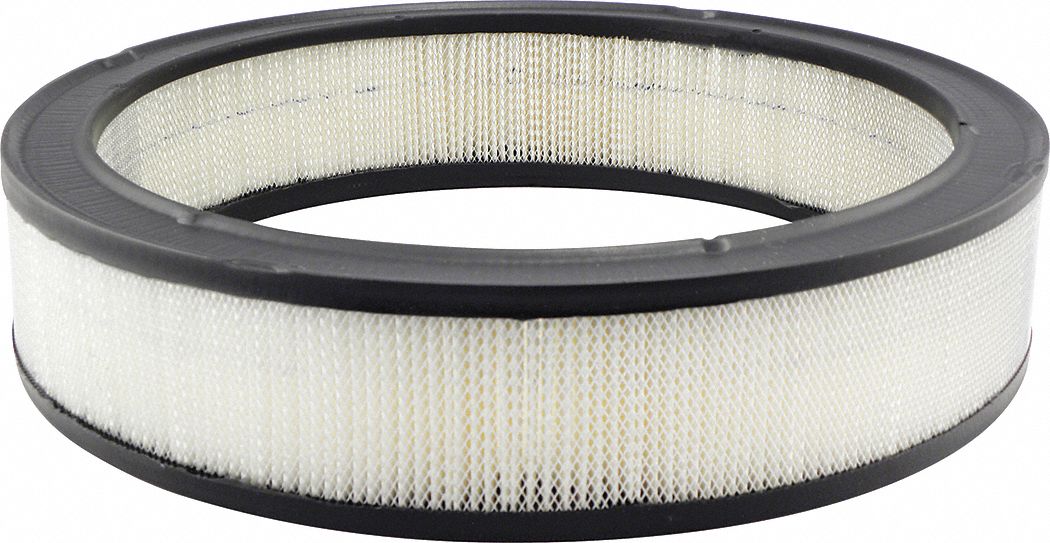 Automotive Air Filter: Round-Oval, Engine, Round, Axial Seal, 3 in Overall Ht, GM