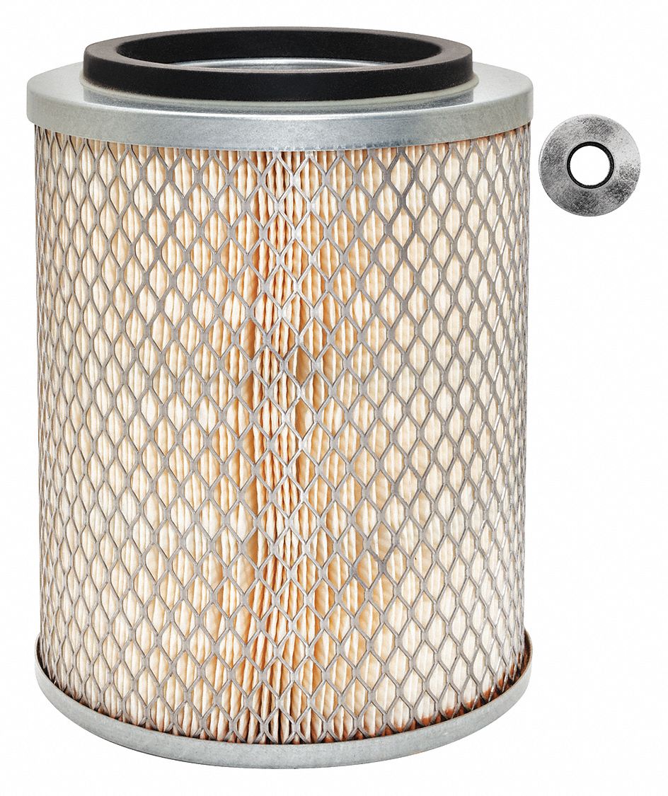 Automotive Air Filter: Round-Oval, Engine, Round, Axial Seal, 1/2 in Inside Dia