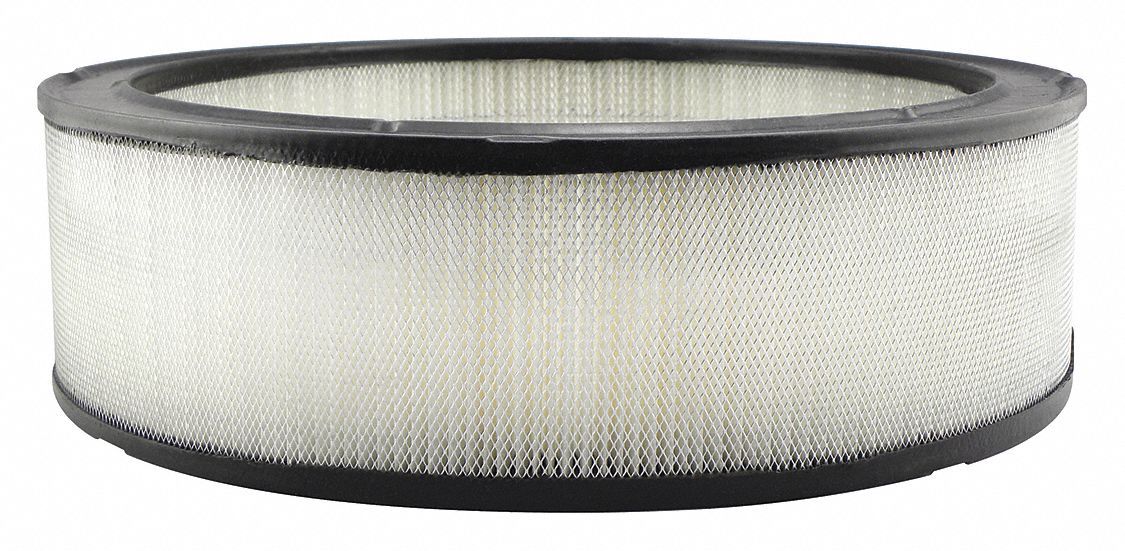 Automotive Air Filter: Round-Oval, Engine, Round, Axial Seal, 4 in Overall Ht, GM