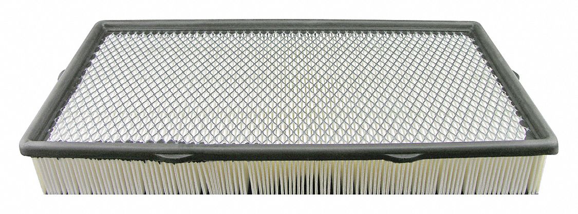 Automotive Air Filter: Panel, Engine, Rectangular, Panel, 16 11/16 in Overall Lg