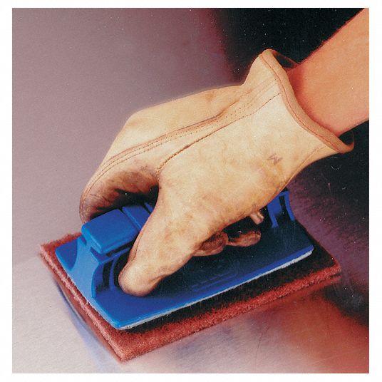 3M Hand Sanding Block, 5 3/4 in Length, 3 3/8 in Width 4ZR06952