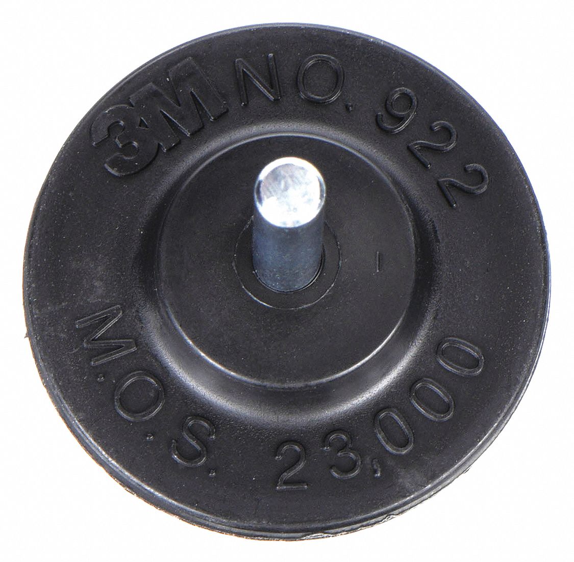 HOOK-AND-LOOP DISC BACKUP PAD, 4 IN DIAMETER X ¼ IN THICK, ¼ IN STRAIGHT SHANK, NON-VACUUM