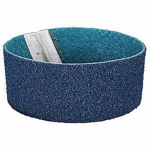 SURFACE CONDITIONING BELT, NON-WOVEN, VERY FINE, BLUE, 24 X 1/2 IN, ALUMINUM OXIDE/NYLON