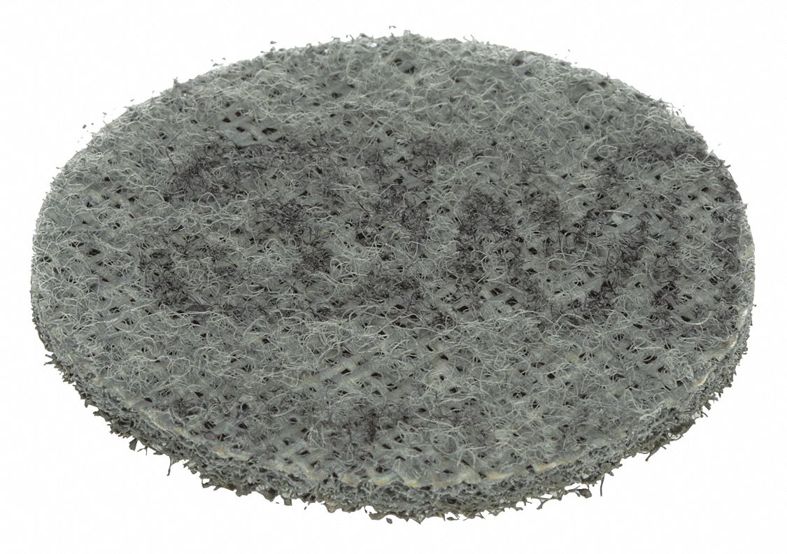 Hook-and-Loop Surface Conditioning Disc: 2 in Dia, Silicon Carbide, Super Fine, SC-DH