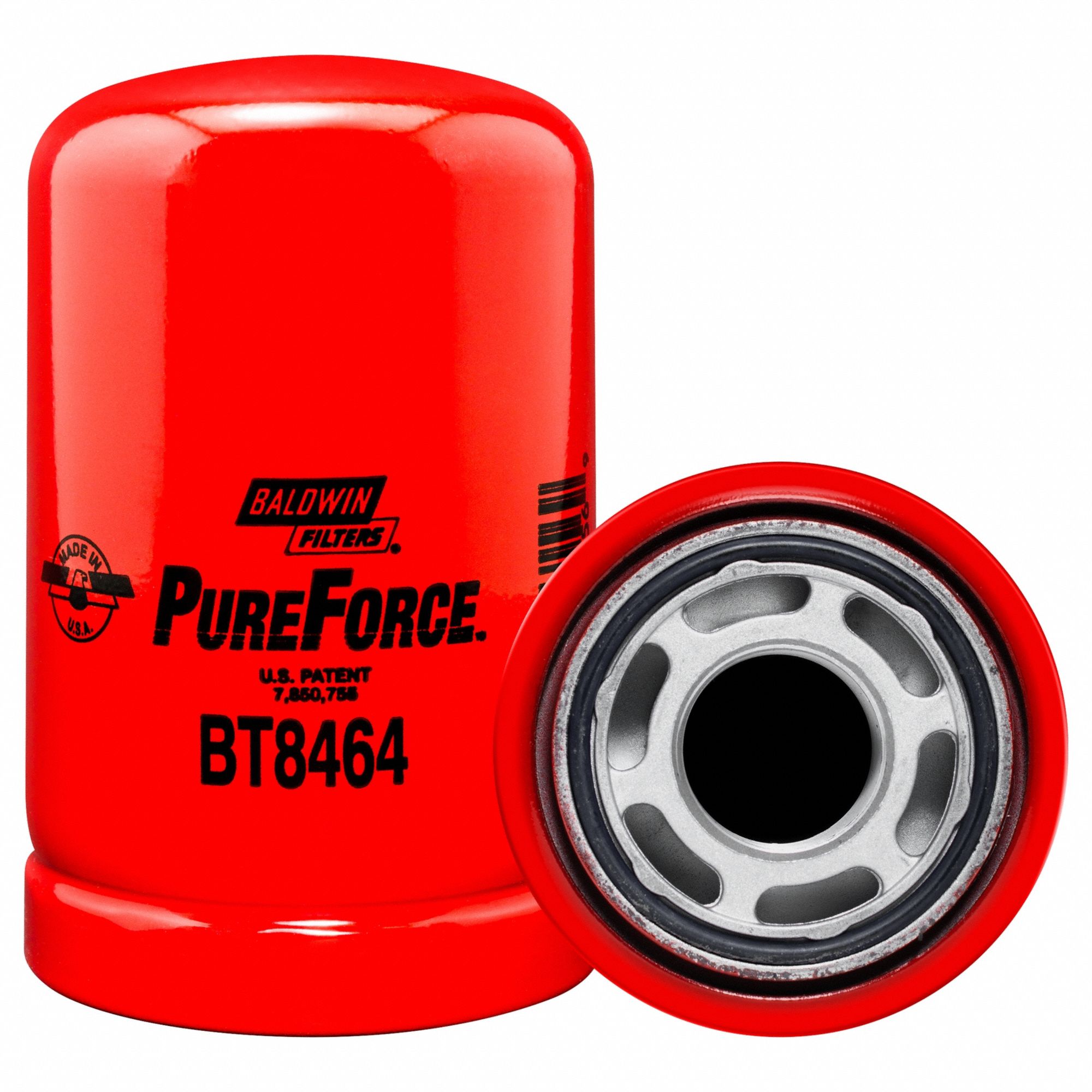 Hydraulic Filter: Hydraulic Fluid, 1 3/8"-12 Thread Size, Spin-On, Cellulose, O-Ring