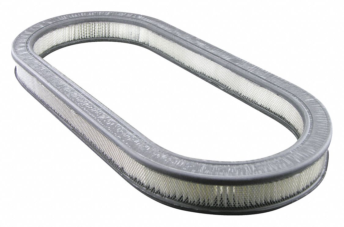 Automotive Air Filter: Round-Oval, Engine, Oval, Axial Seal, 1 3/4 in Overall Ht