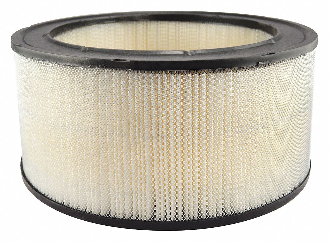 Automotive Air Filter: Round-Oval, Engine, Round, Axial Seal, 5 9/16 in Overall Ht