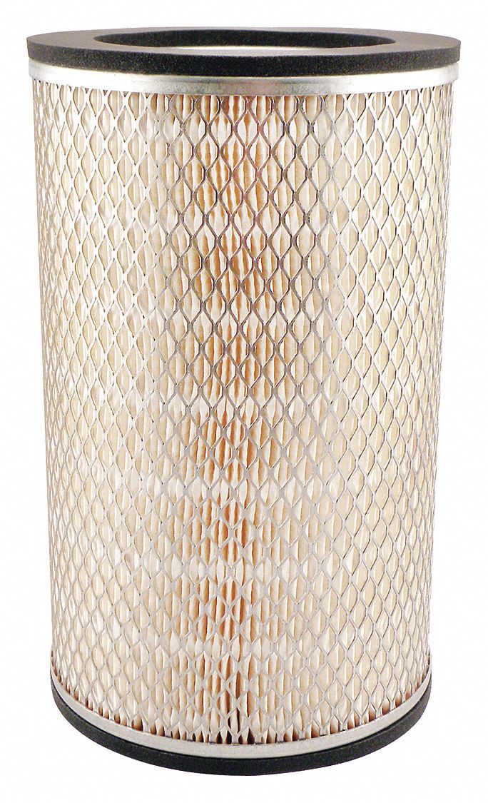 Automotive Air Filter: Round-Oval, Engine, Round, Axial Seal, 10 1/2 in Overall Ht