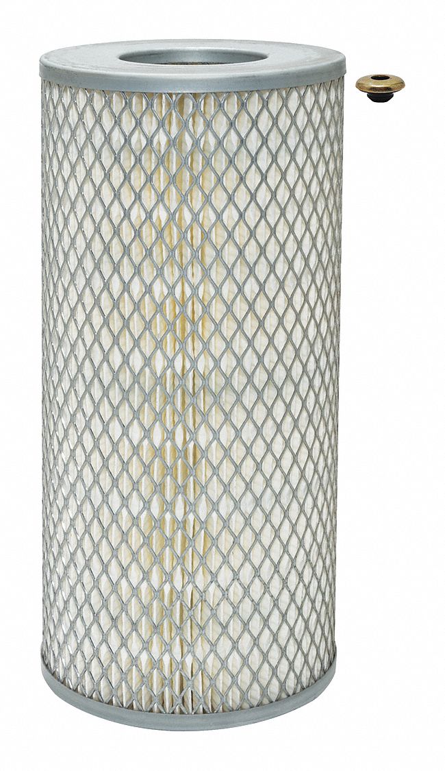 Automotive Air Filter: Round-Oval, Engine, Round, Axial Seal, 15/32 in Inside Dia