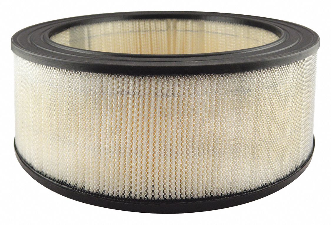 Automotive Air Filter: Round-Oval, Engine, Round, Axial Seal, 5 in Overall Ht