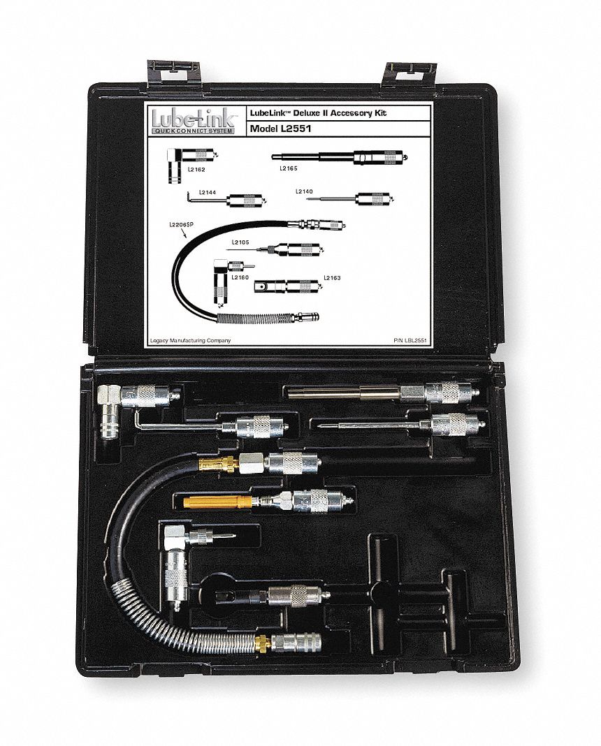 LEGACY, Deluxe Greasing Accessory Kit - 4ZT36|L2550 - Grainger