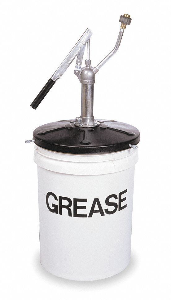 LEGACY Grease Gun Filler Pump, Fits Container Size 35 lb 5 gal, 2.13 oz