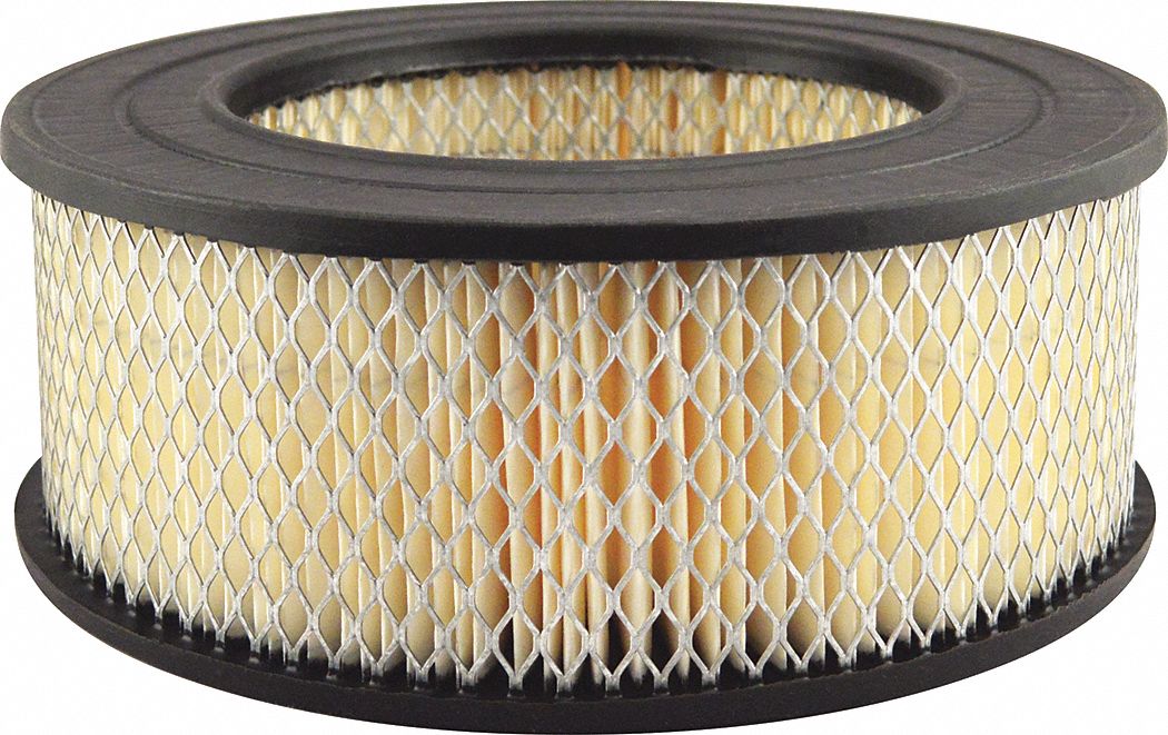 Automotive Air Filter: Round-Oval, Engine, Round, Axial Seal, 3 11/16 in Overall Ht
