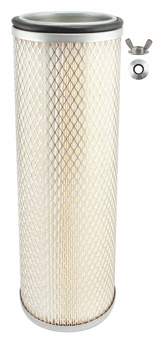 Automotive Air Filter: Round-Oval, Engine, Round, Axial Seal, 1/2 in Inside Dia