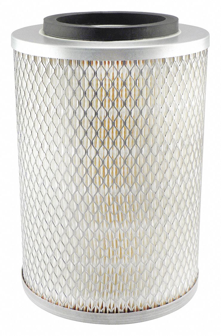 Automotive Air Filter: Round-Oval, Engine, Round, Axial Seal, 9 3/8 in Overall Ht