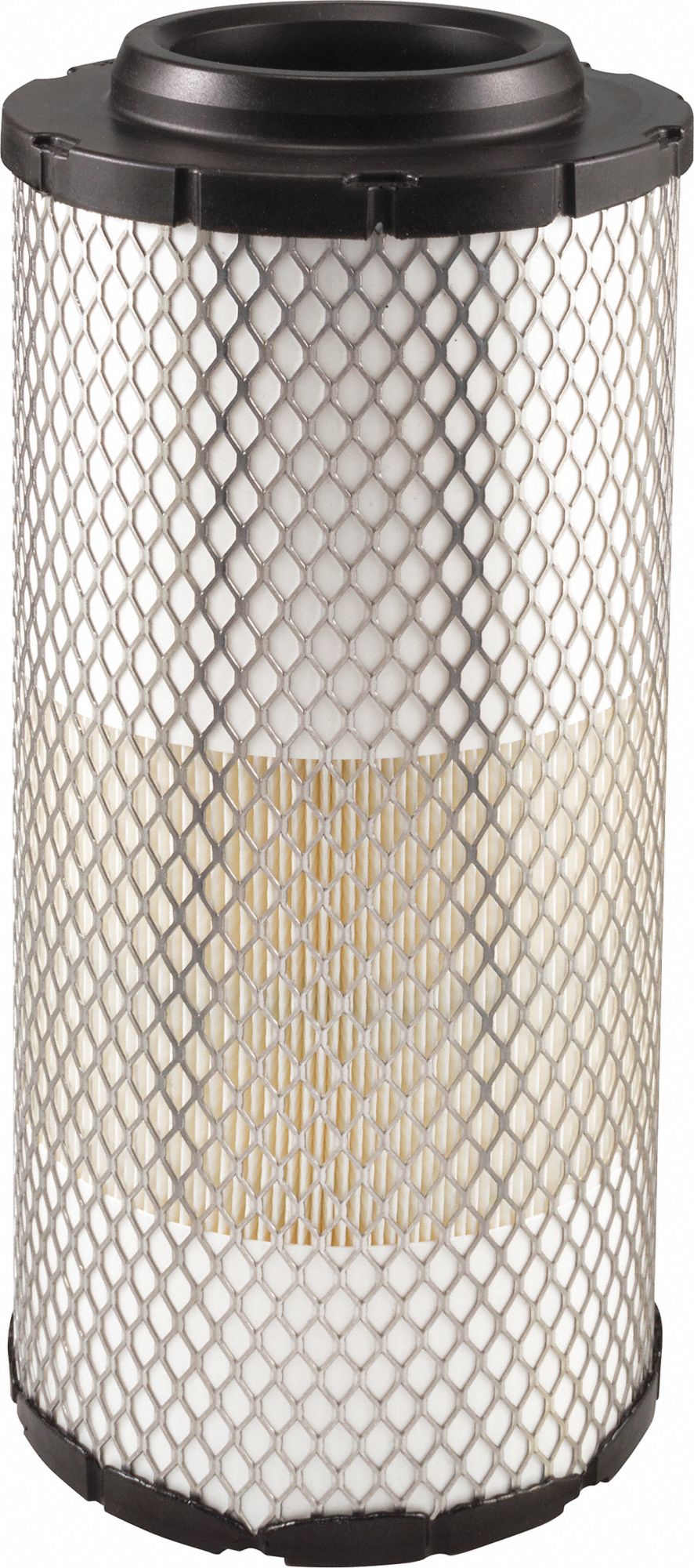 Automotive Air Filter: Round-Oval, Engine, Round, Radial Seal, 12 5/8 in Overall Ht