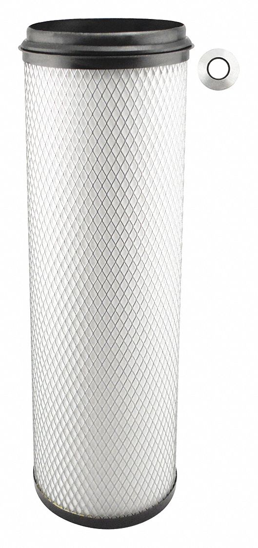 Automotive Air Filter: Round-Oval, Engine, Round, Axial Seal, 6 1/16 in Outside Dia