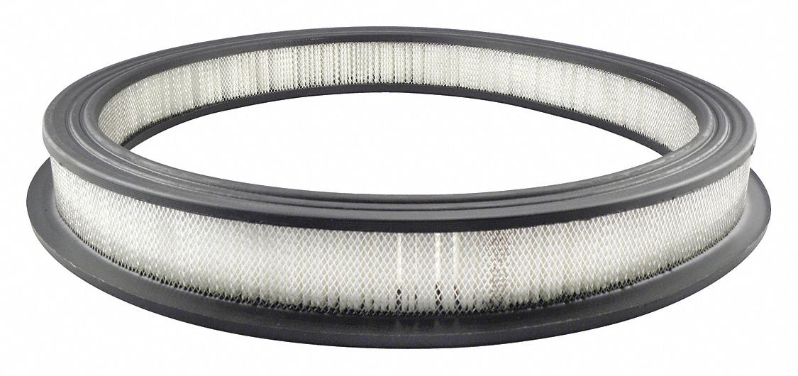 Automotive Air Filter: Round-Oval, Engine, Round, Axial Seal, 17 5/16 in Outside Dia