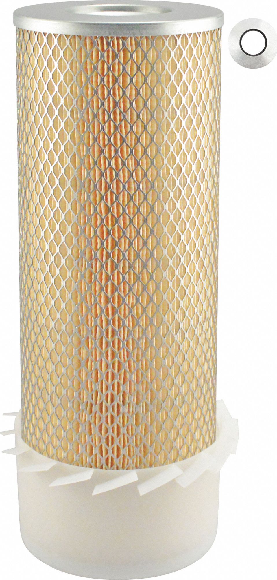 Automotive Air Filter: Round-Oval, Engine, Round, Axial Seal, 5 1/4 in Outside Dia