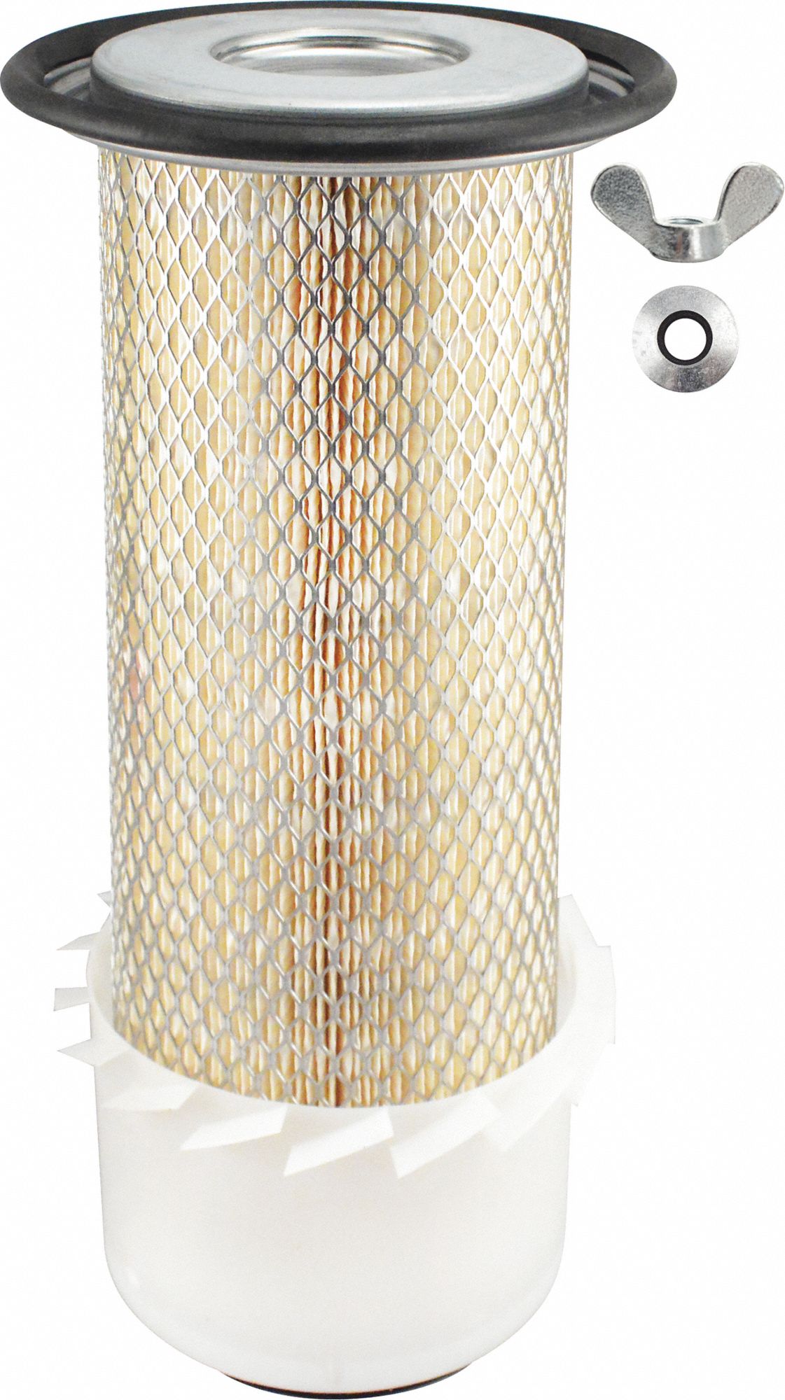 Automotive Air Filter: Round-Oval, Engine, Round, Axial Seal, 5 1/4 in Outside Dia