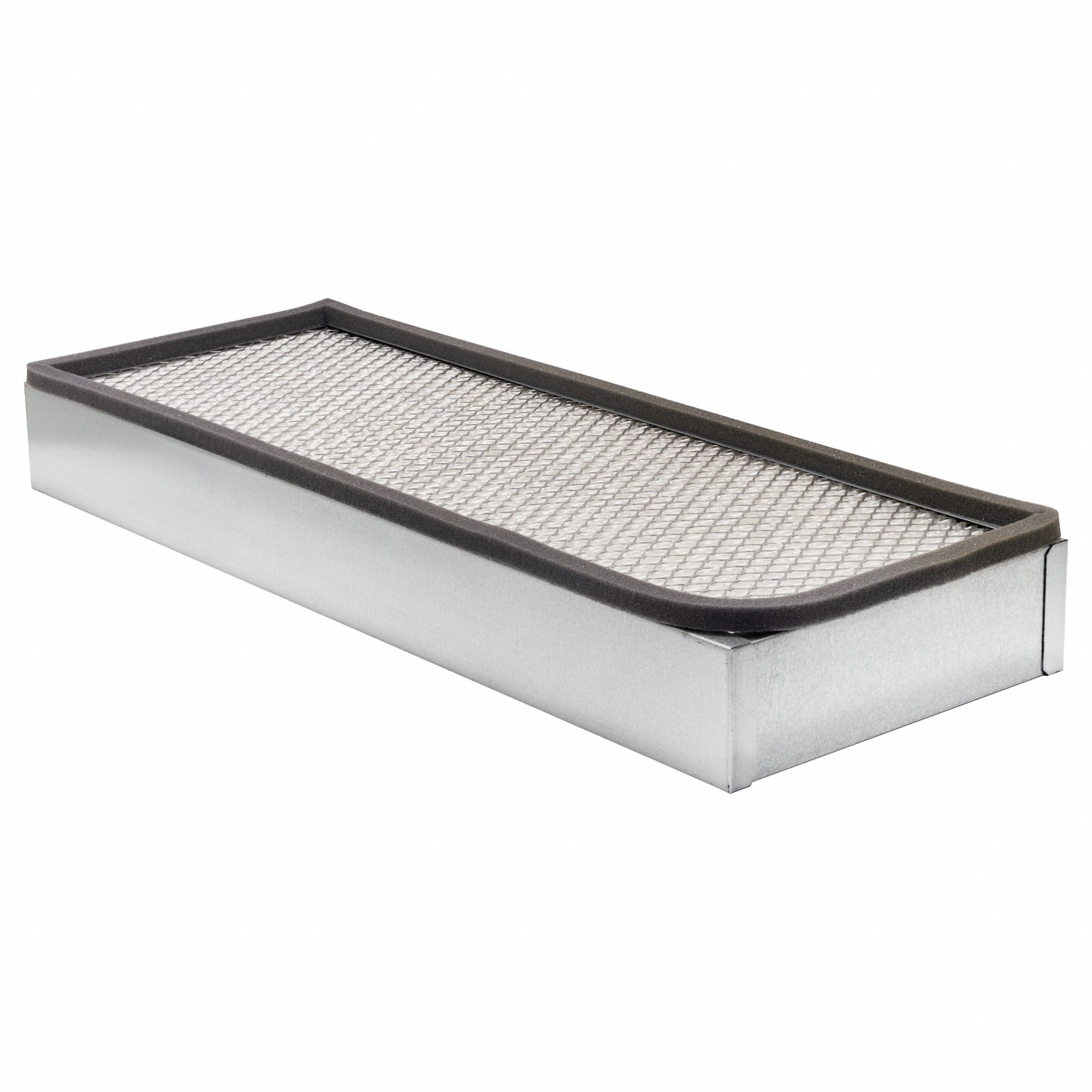 Automotive Air Filter: Panel, Engine, Rectangular, Panel, 20 in Overall Lg, Buses