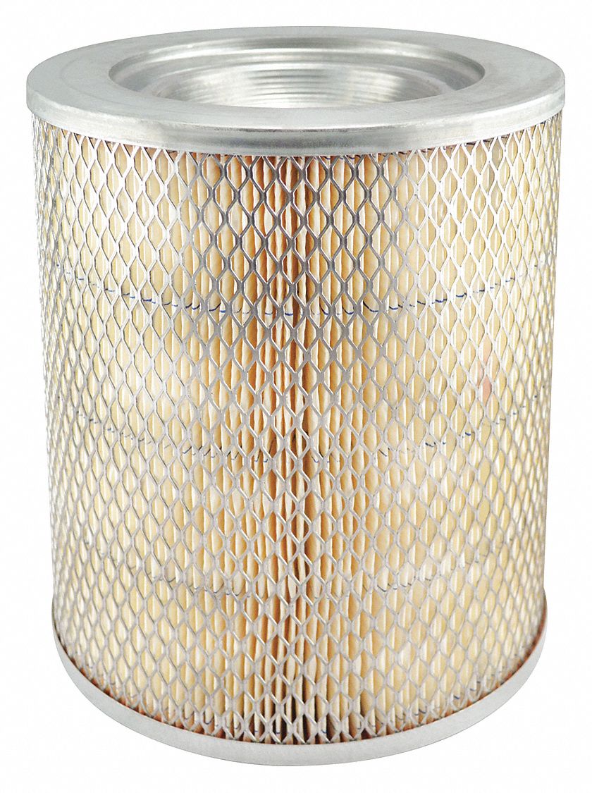 Automotive Air Filter: Round-Oval, Engine, Round, Axial Seal, 9 in Overall Ht