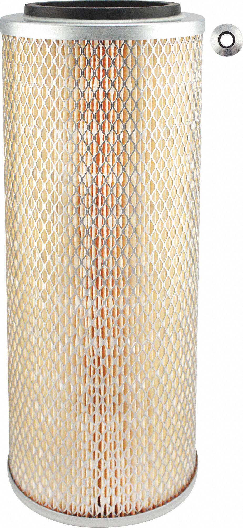 Automotive Air Filter: Round-Oval, Engine, Round, Axial Seal, 3/8 in Inside Dia