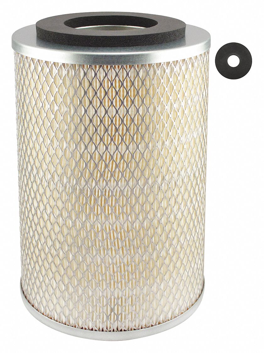Automotive Air Filter: Round-Oval, Engine, Round, Axial Seal, 7/16 in Inside Dia