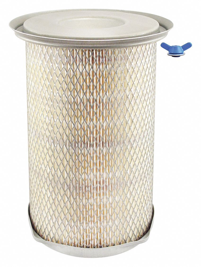 Automotive Air Filter: Round-Oval, Engine, Round, Axial Seal, 7 13/16 in Outside Dia