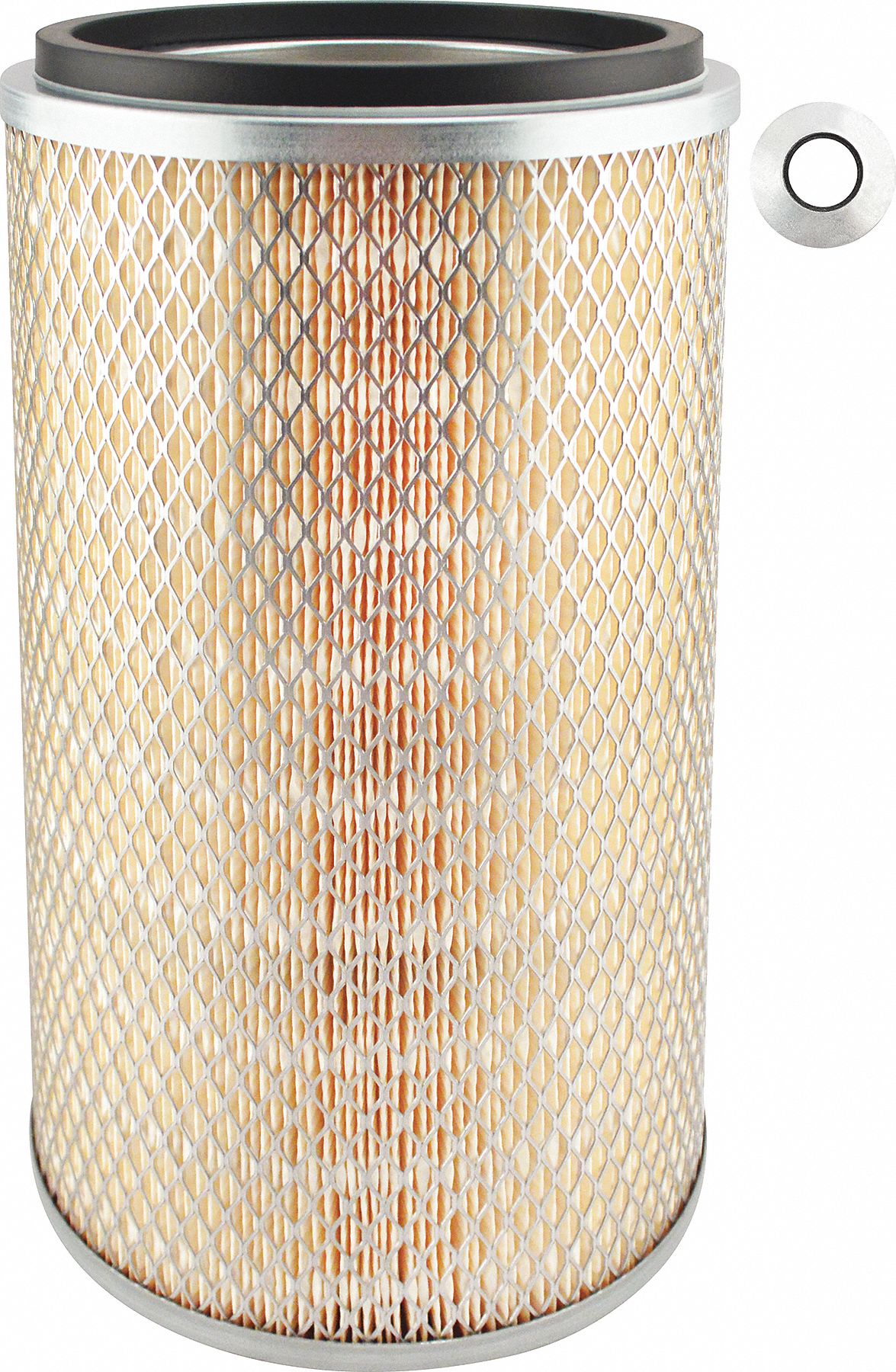 Automotive Air Filter: Round-Oval, Engine, Round, Axial Seal, 11/16 in Inside Dia