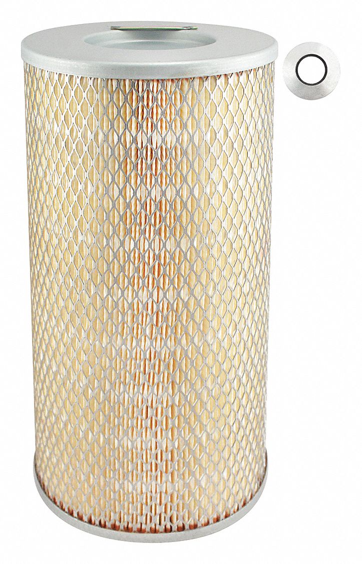 Automotive Air Filter: Round-Oval, Engine, Round, Axial Seal, 21/32 in Inside Dia