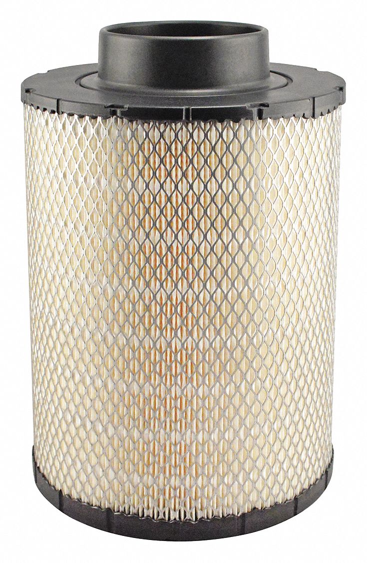 Automotive Air Filter: Round-Oval, Engine, Round, Axial Seal, 12 3/8 in Overall Ht