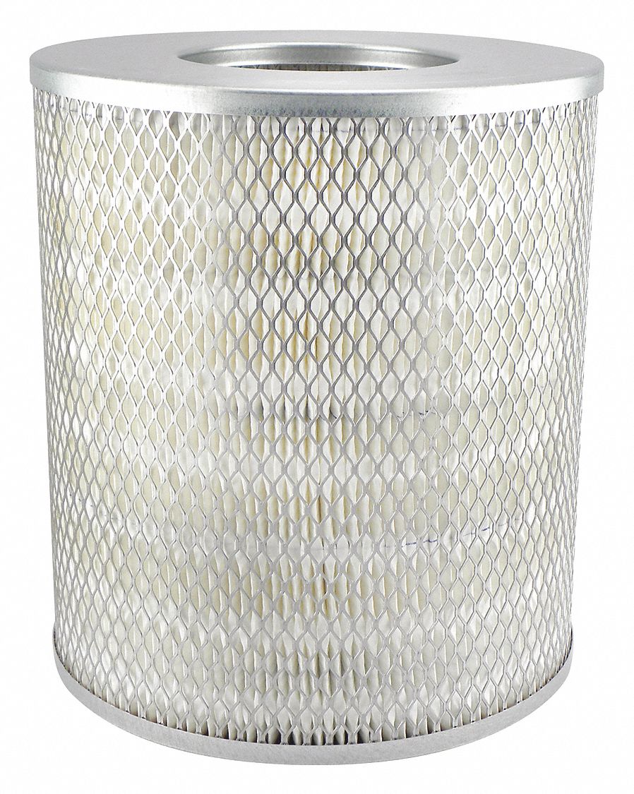 Automotive Air Filter: Round-Oval, Engine, Round, Axial Seal, 10 in Overall Ht