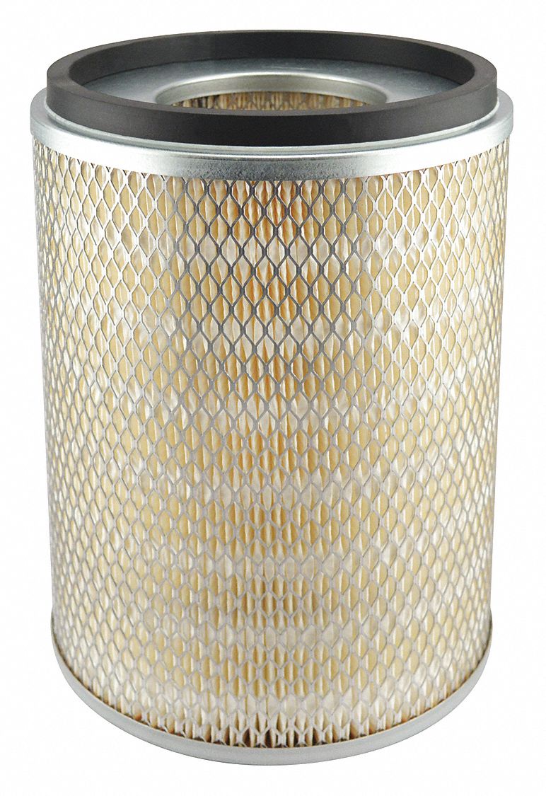 Automotive Air Filter: Round-Oval, Engine, Round, Axial Seal, 10 1/2 in Overall Ht