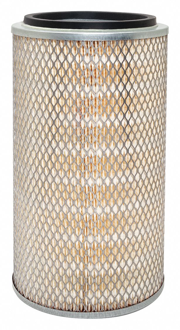 Automotive Air Filter: Round-Oval, Engine, Round, Axial Seal, 12 3/8 in Overall Ht