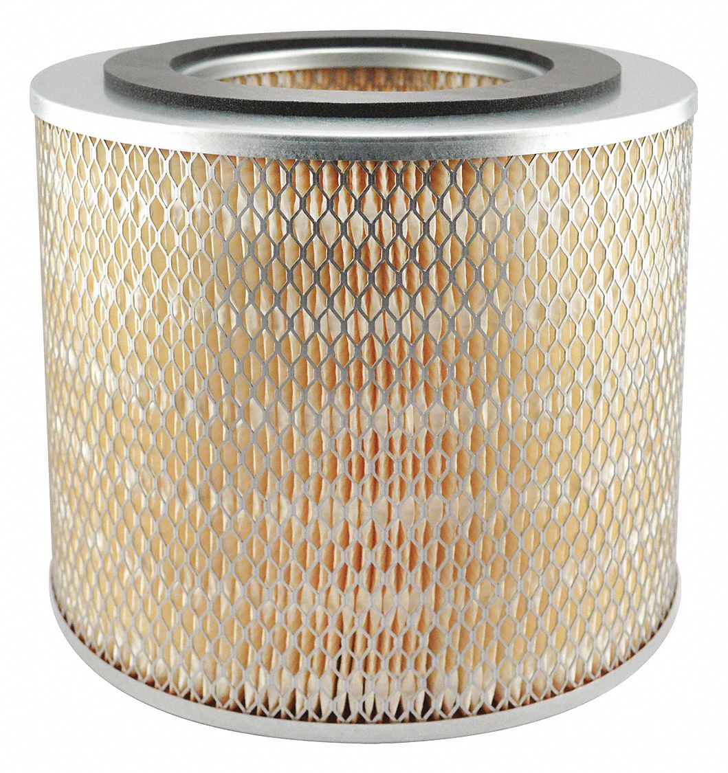 Automotive Air Filter: Round-Oval, Engine, Round, Axial Seal, 8 3/16 in Overall Ht