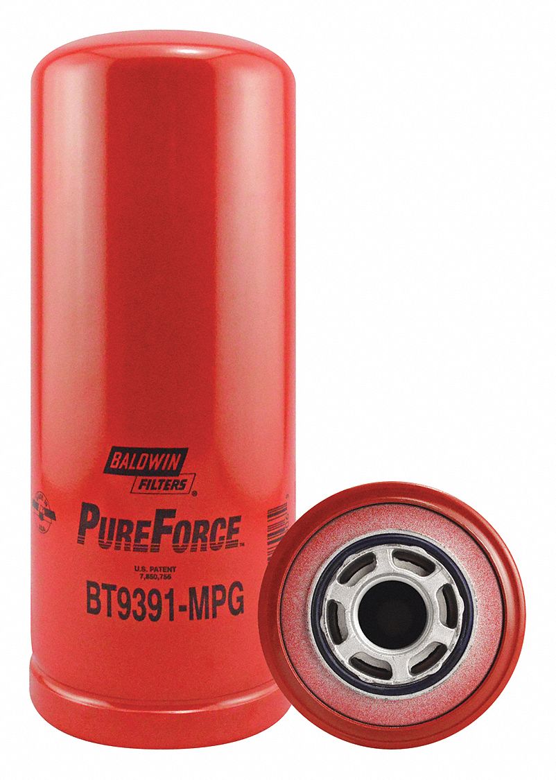 BALDWIN FILTERS, Hydraulic Fluid, 1 3/8"12 Thread Size, Hydraulic Filter 4ZWH2BT9391MPG