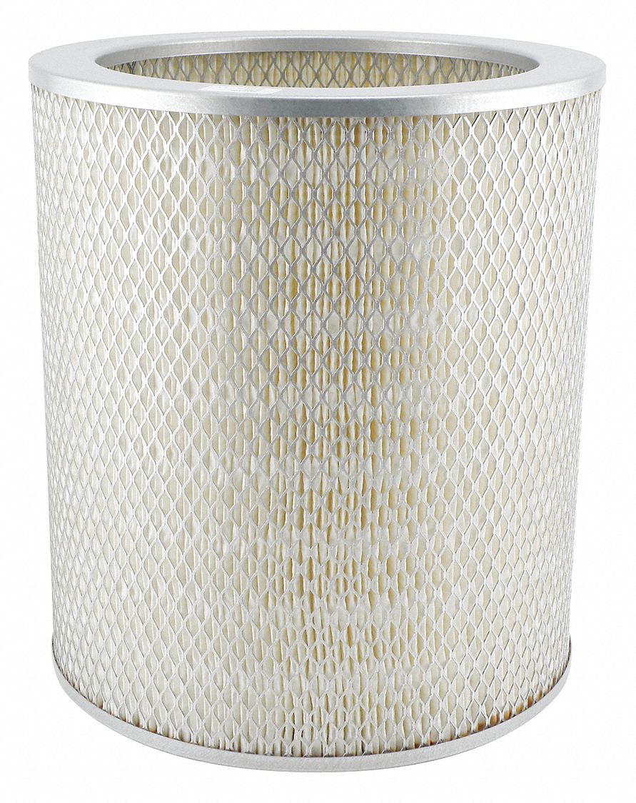 Automotive Air Filter: Round-Oval, Engine, Round, Axial Seal, 11 15/32 in Overall Ht