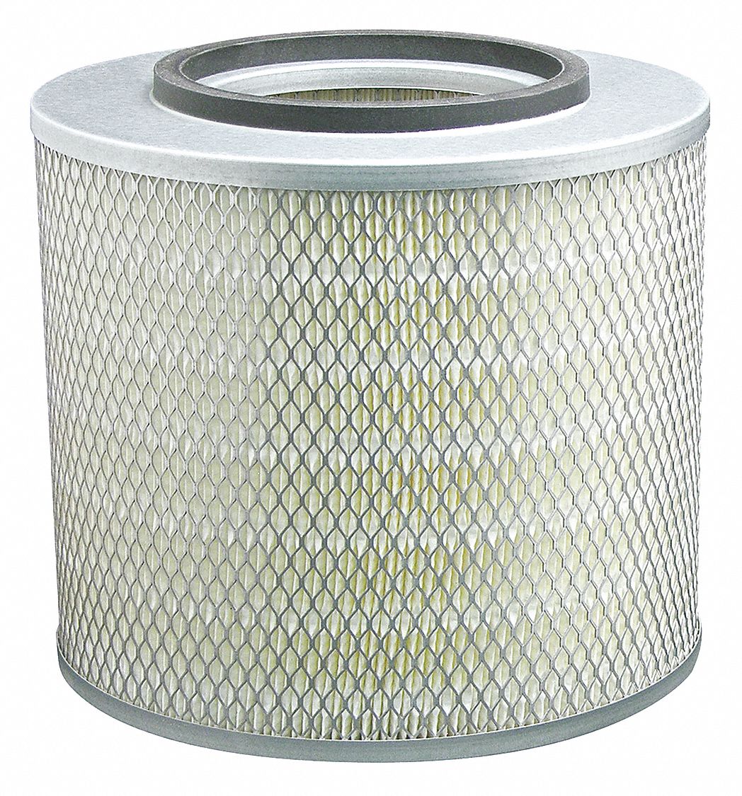 Automotive Air Filter: Round-Oval, Engine, Round, Axial Seal, 10 in Outside Dia