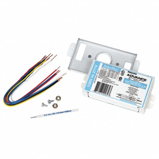 ADVANCE CFL Ballast Compact Fluorescent, 120 to 277V AC, 1_2 Bulbs