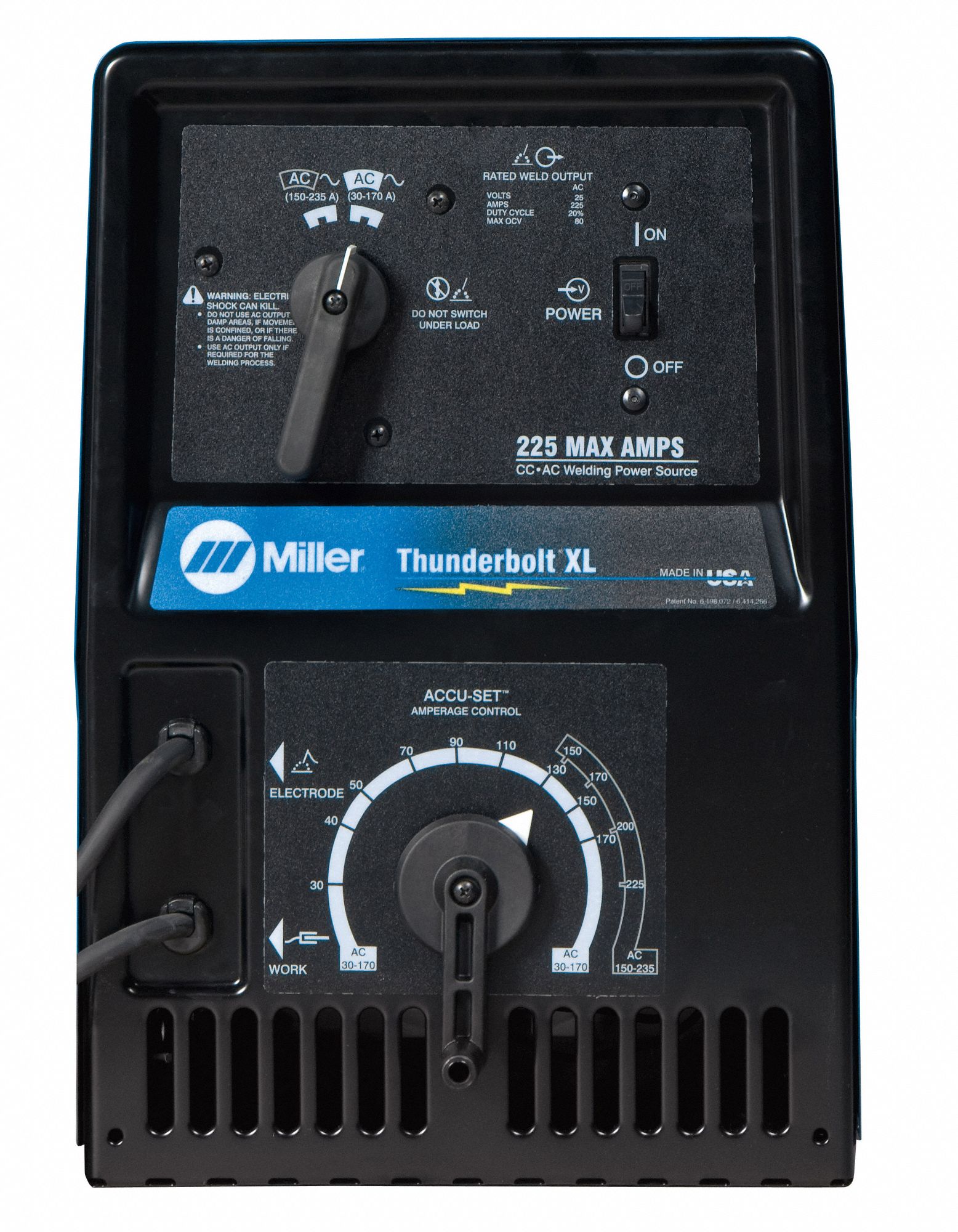 MILLER ELECTRIC Ac Stick Welder, Thunderbolt XL 225 AC, 230 - 4ZZ67