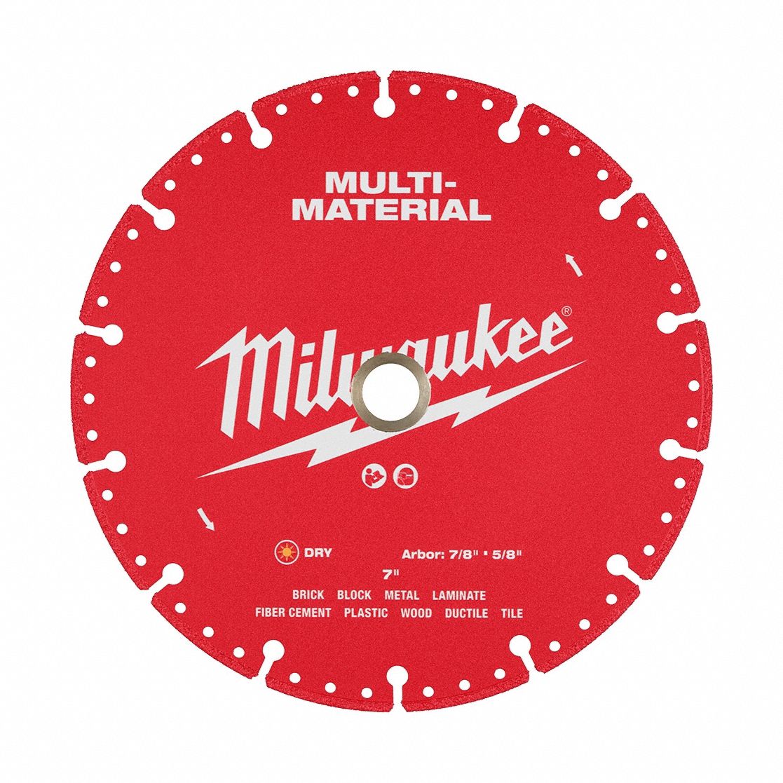 LAME SCIE DIAMANTEE, SEGMENTEE, 7 PO