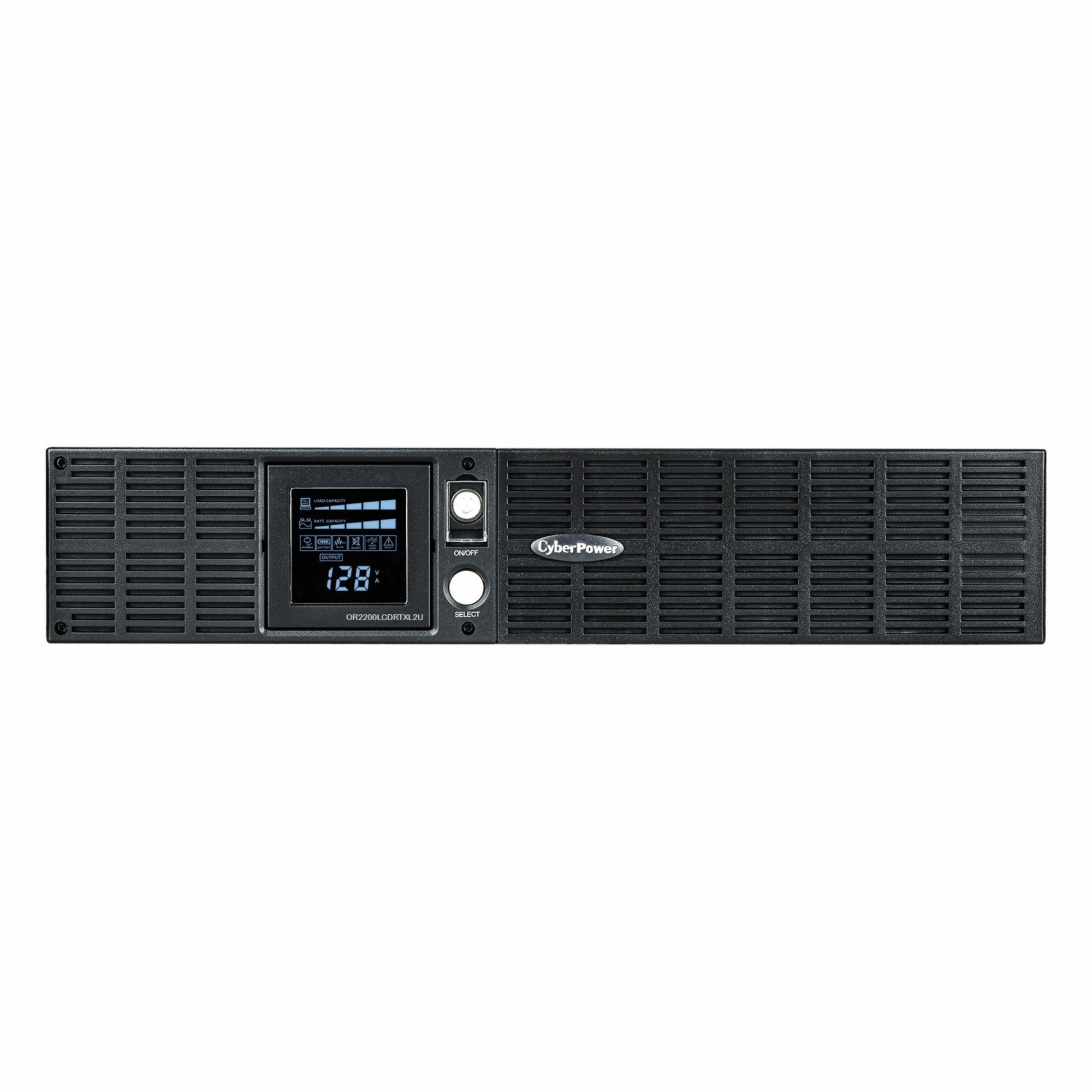 UPS System: Single Phase, 2, 100 VA Power Rating, 120 V AC Input, 120 V AC Output, 5-20P