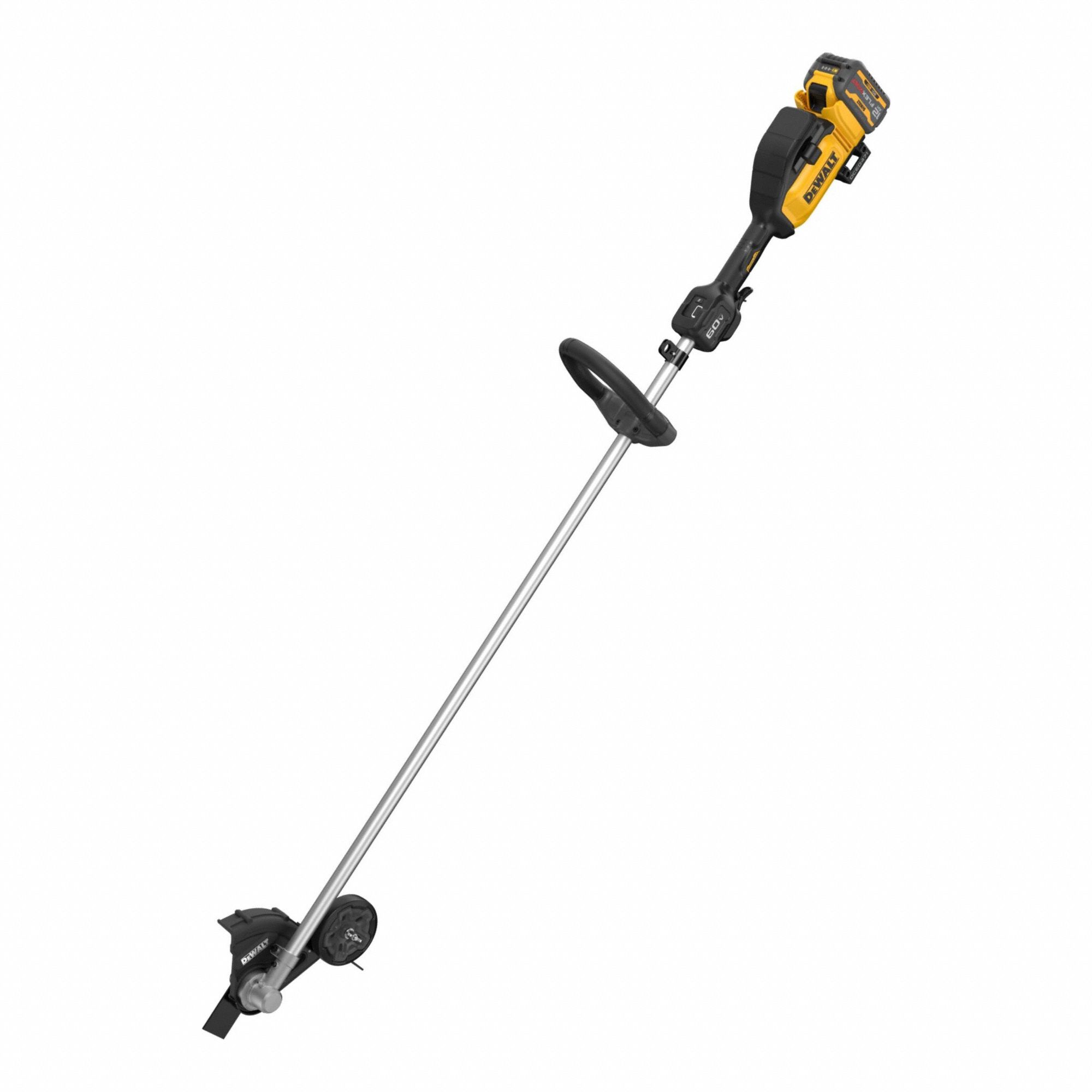 Lawn Edger Kit: 7 1/2 in Cutting Dp, Straight, 28.4 cc, Not Capable, Brushless, 12.0 AH, 60 V