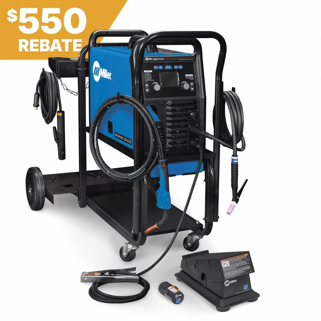 TIG Welder: Syncrowave 212, AC/DC, TIG Pack w/Foot Control & Water Cooler