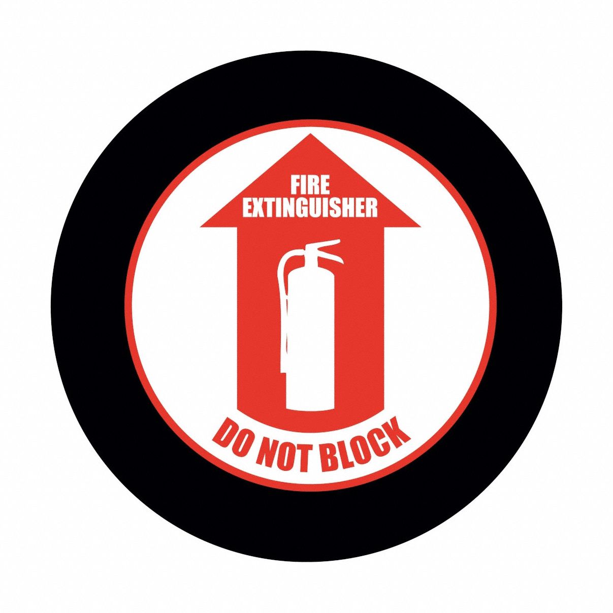 Lens Fire Extingsher Do Not Block SizeE