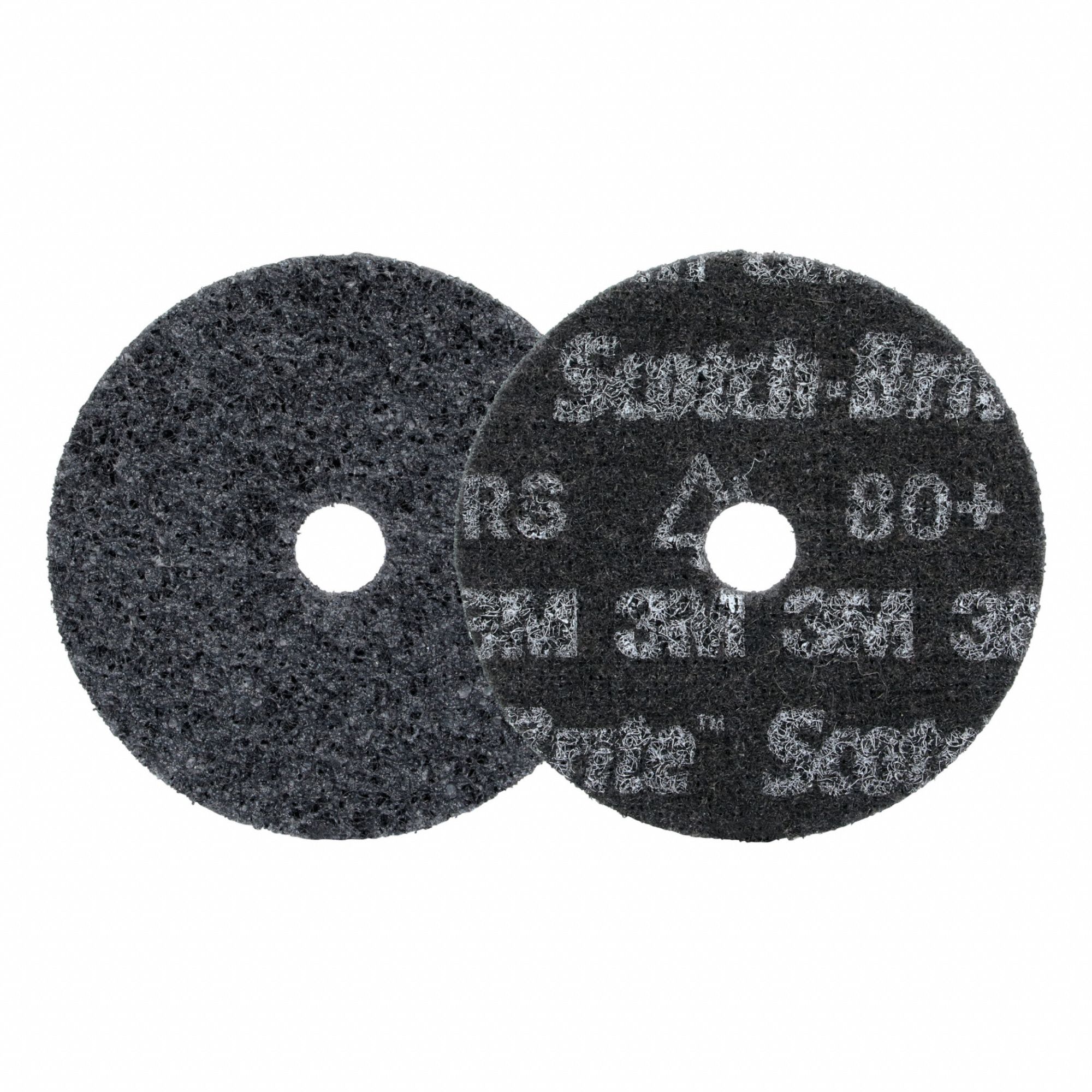 Precision Surface Conditioning Disc: 4 in x 5/8 in, Ceramic, Extra Coarse, 100 PK